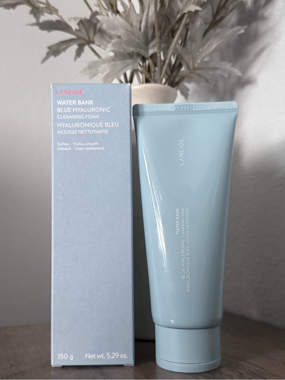 Laneige Water Bank Blue Hyaluronic Cleansing Foam — 5.6 oz